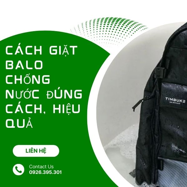 Cách Giặt Balo Chống Nước Đúng Cách, Hiệu Quả