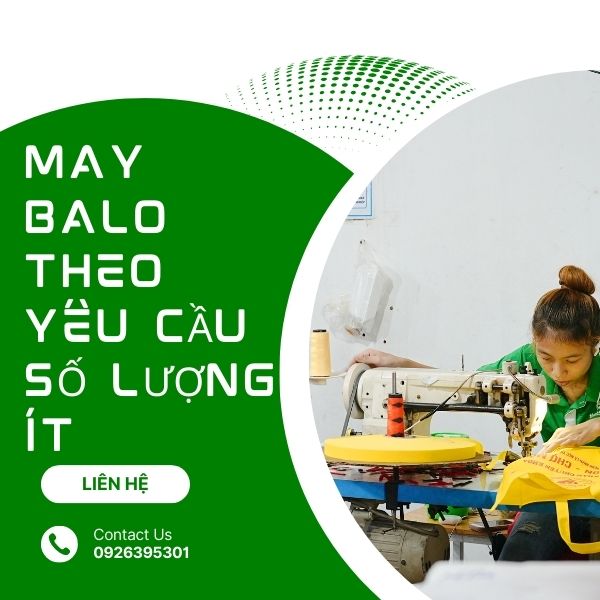 May Balo Theo Yêu Cầu Số Lượng Ít