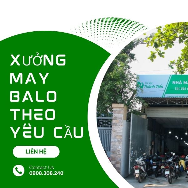 Xưởng Đặt May Balo Theo Yêu Cầu